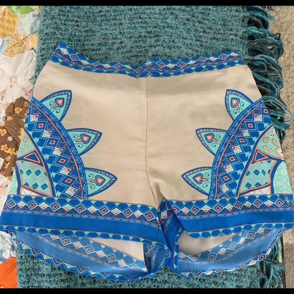 Blue shorts worn once